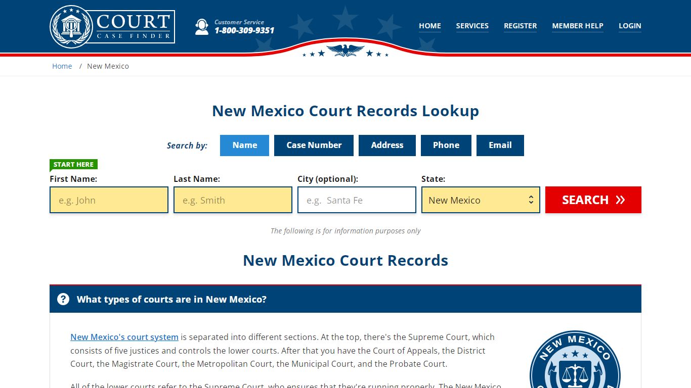 New Mexico Court Records Lookup - NM Court Case Search